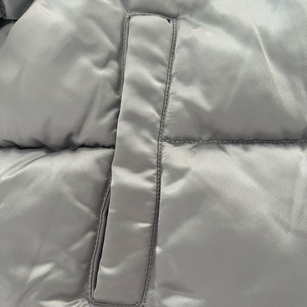Silver Puffer Jacket - Picture 7 of 11